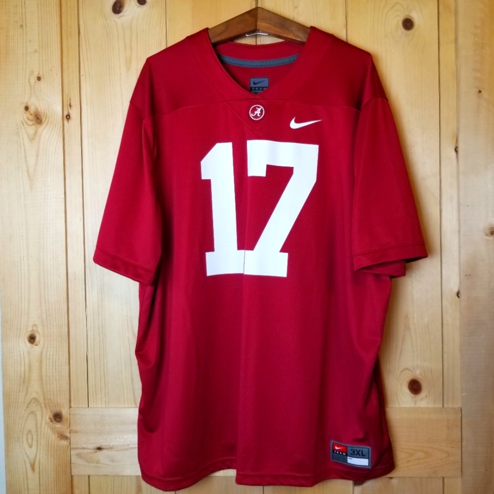 Nike Team NCAA #17 Alabama Crimson Tide College Football Jersey